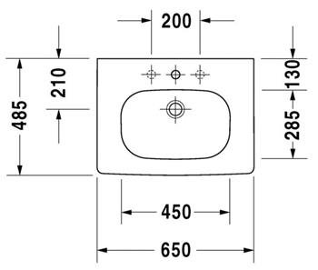 Duravit D-Code håndvask