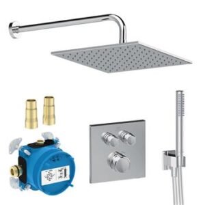 Ideal Standard Ceratherm Navigo indbygningsbrusesystem firkantet
