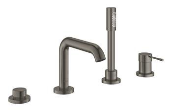 Grohe Essence kar- og brusearmatur hard graphite 4 huls