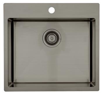 Lavabo Kubus køkkenvask gunmetal