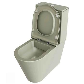 Lavabo Forma toilet Nature Green skjult P-lås