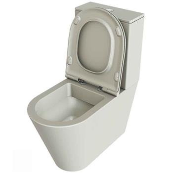 Lavabo Forma toilet Perlé skjult P-lås
