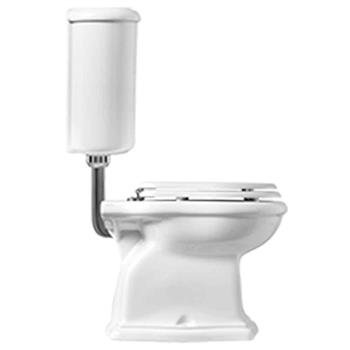 Lavabo Contea toiletskål skjult S-lås